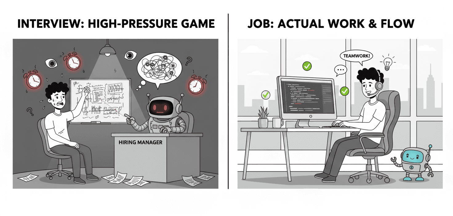 Why Job Interviews are Harder than the Actual Job
