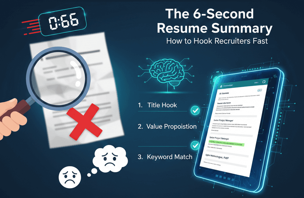 The 6-Second Resume Summary: How to Hook Recruiters Fast